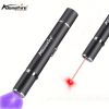 Alonefire P61 2-in-1 365nm Uv Blacklight, Red Laser Pointer, High-Power USB Charging Laser Pointer, For Outdoor Rock Climbing Teaching And Field Fishi